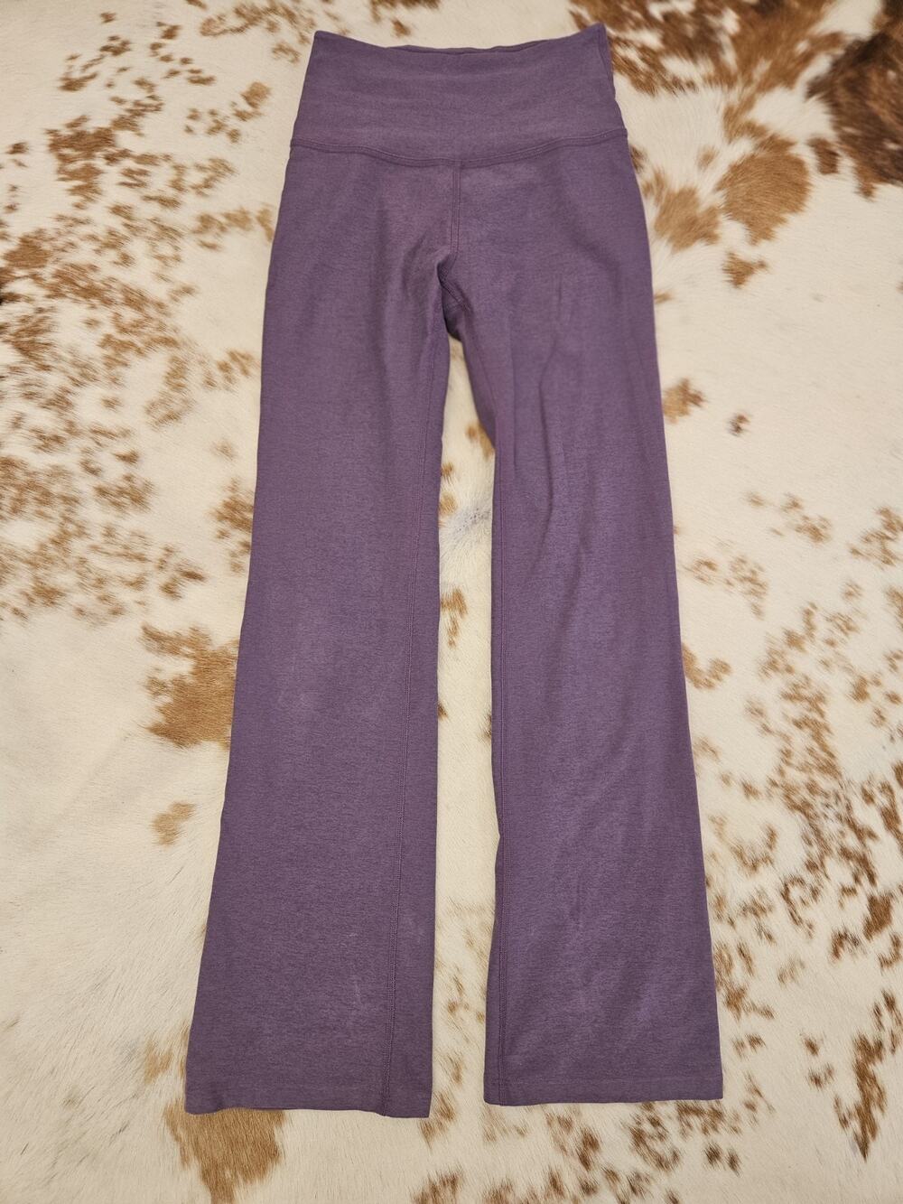 Beyond Yoga Spacedye High Waisted Bootcut Flare Leggings Purple Womens S